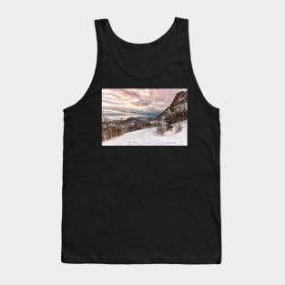 The Snowy Road to Kabelvåg Tank Top